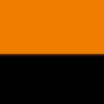 Fluoreszierendes Orange/Schwarz