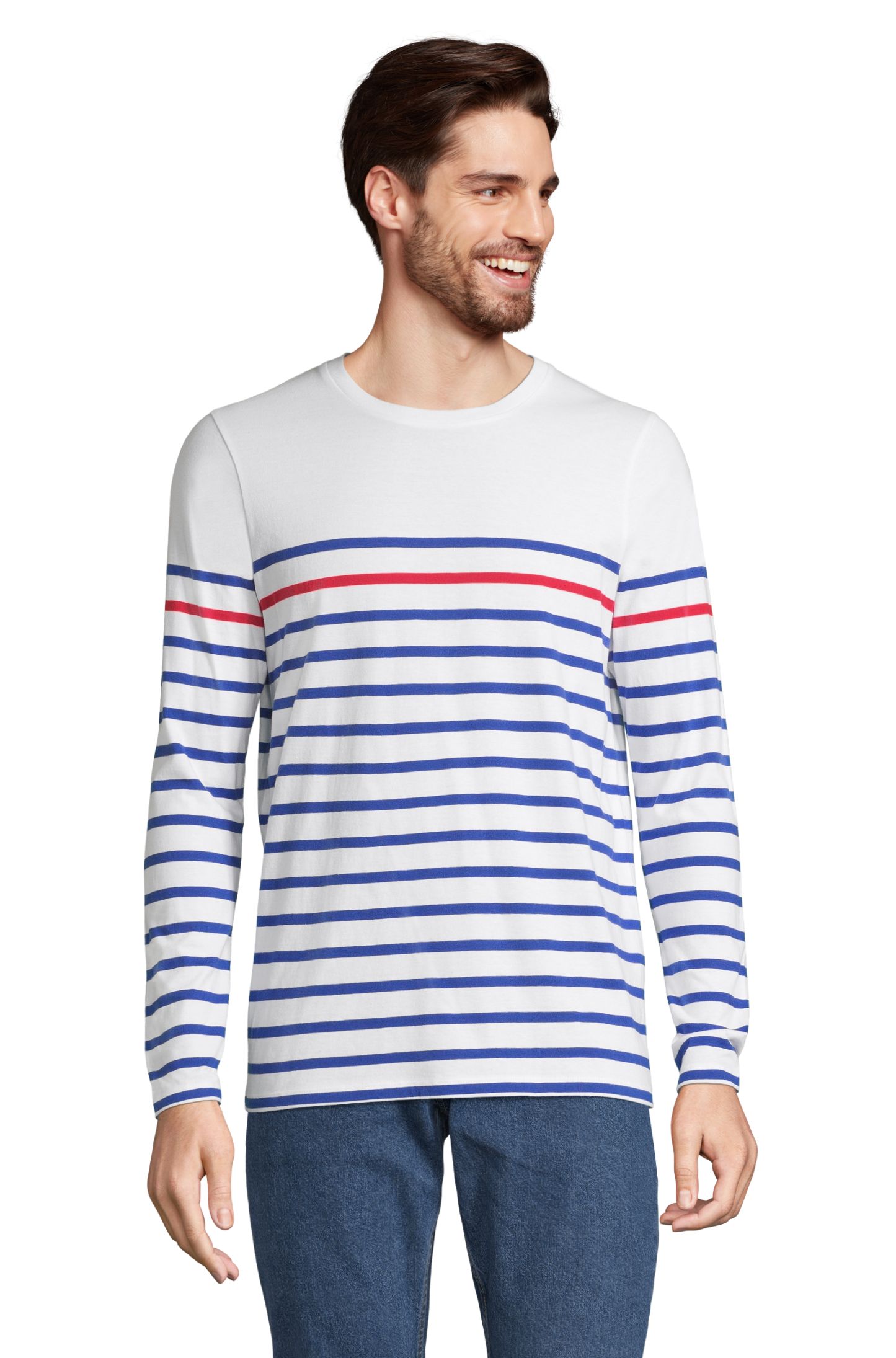 MATELOT LSL MEN - 872 - WEISS / KÖNIGSBLAU / ROT