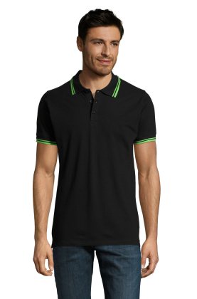PASADENA MÄNNER - 931 - SCHWARZ / LIMETTENGRÜN