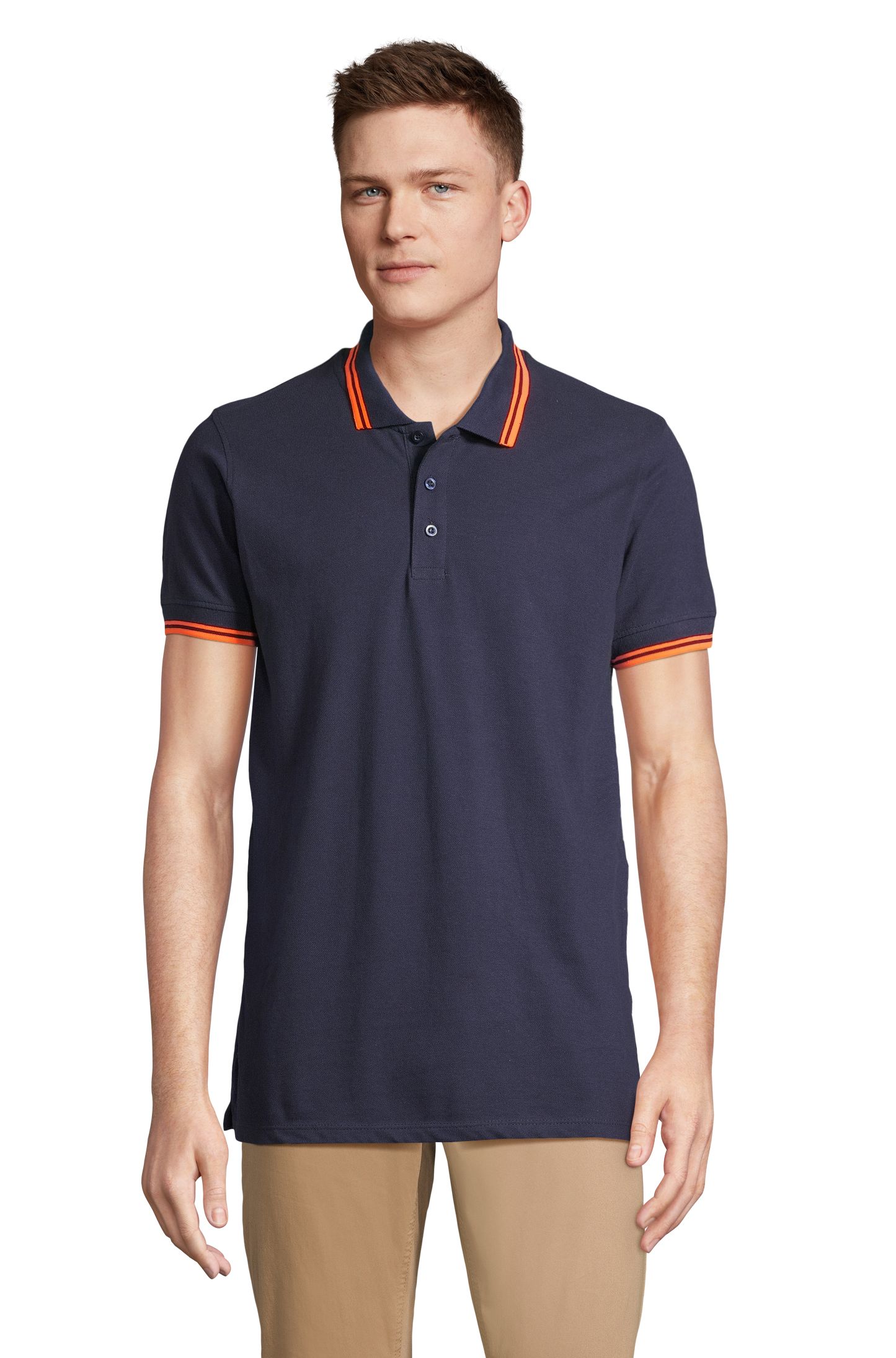 PASADENA MÄNNER - 535 - ULTRAMARINBLAU / FLUORESZENTORANGE