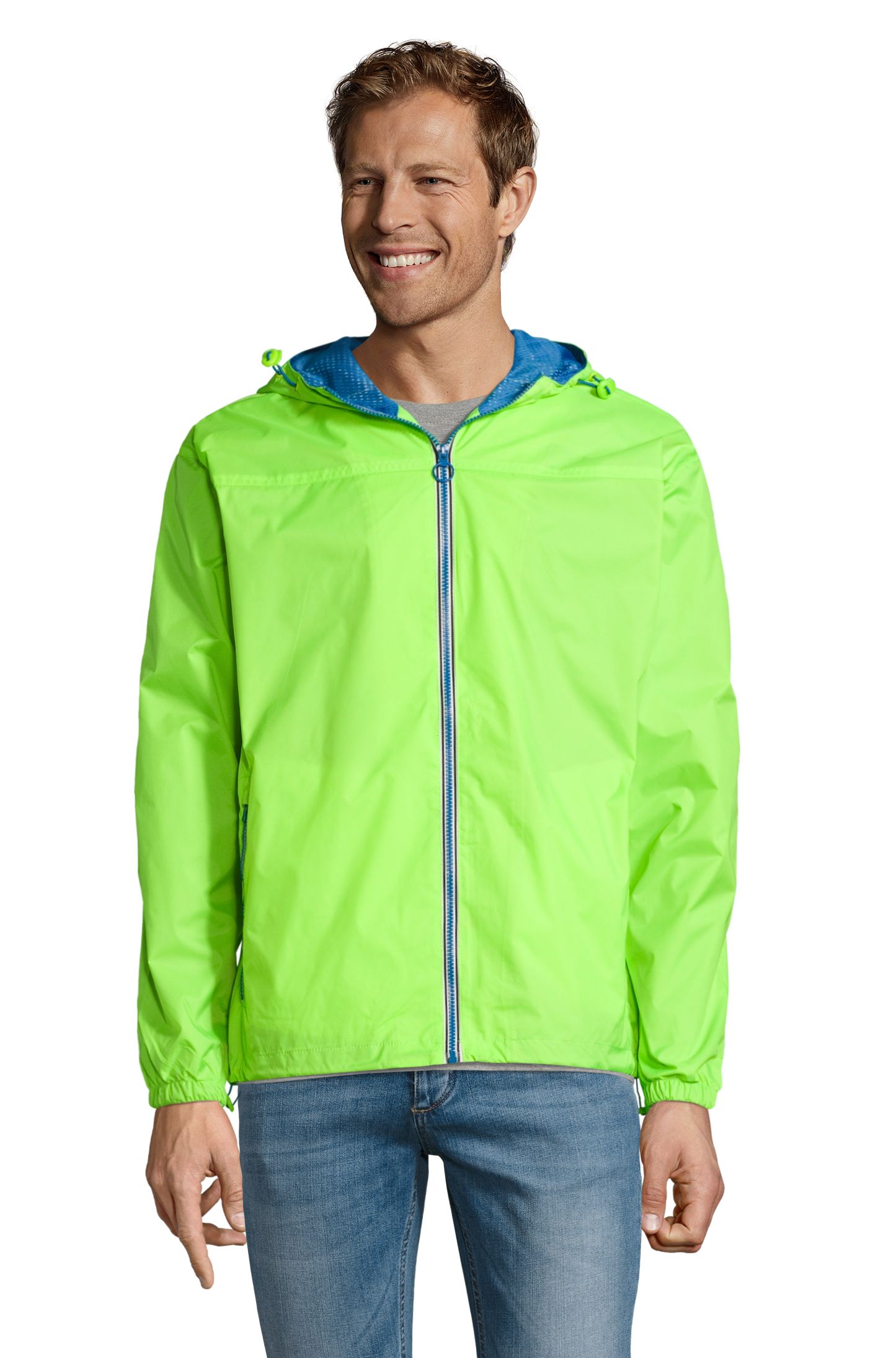 SCHLITTSCHUH - 887 - 887 – Fluoreszierendes Limettengrün / Königsblau