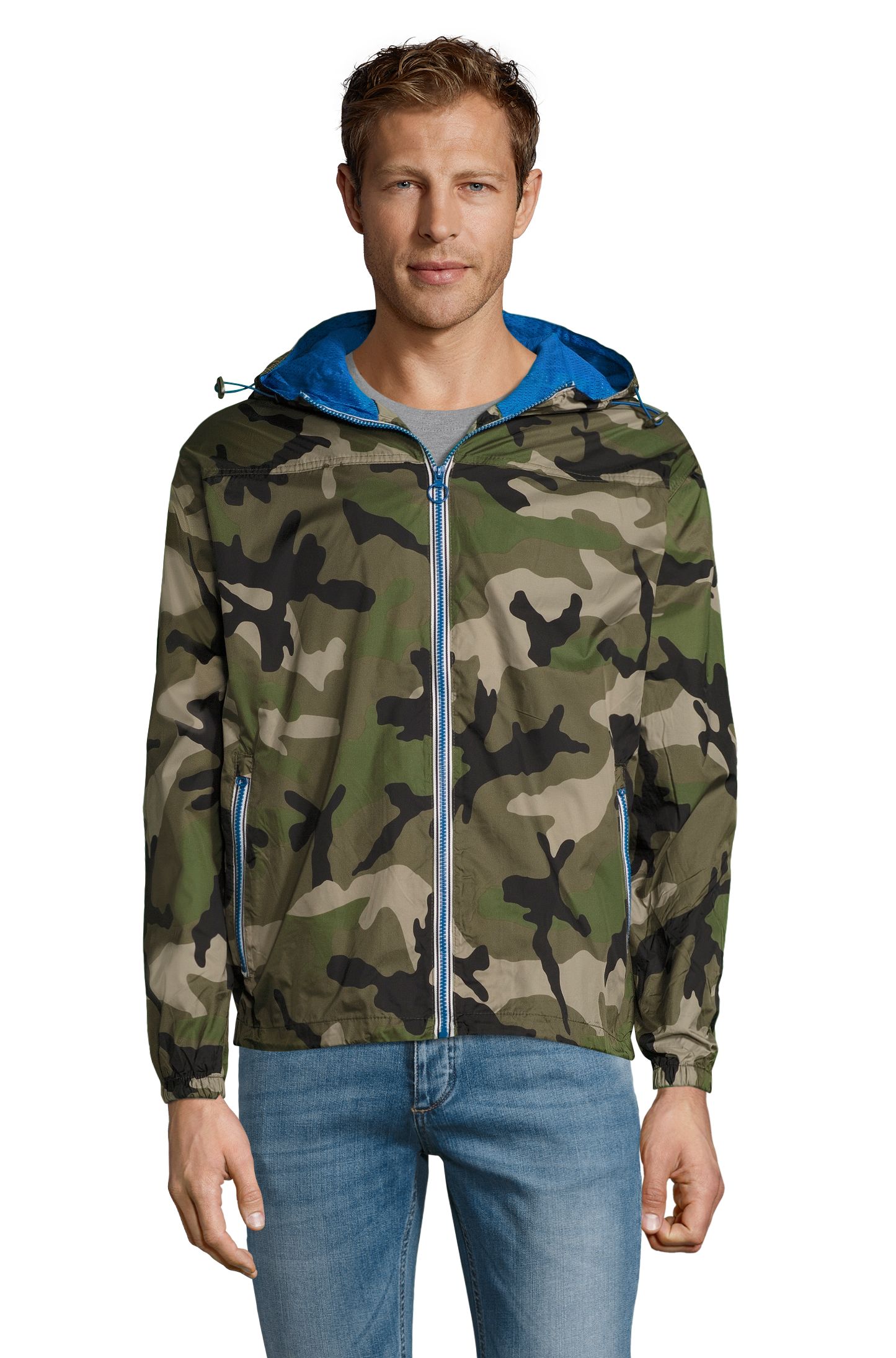 SCHLITTSCHUH - 894 - CAMOUFLAGE / KÖNIGSBLAU