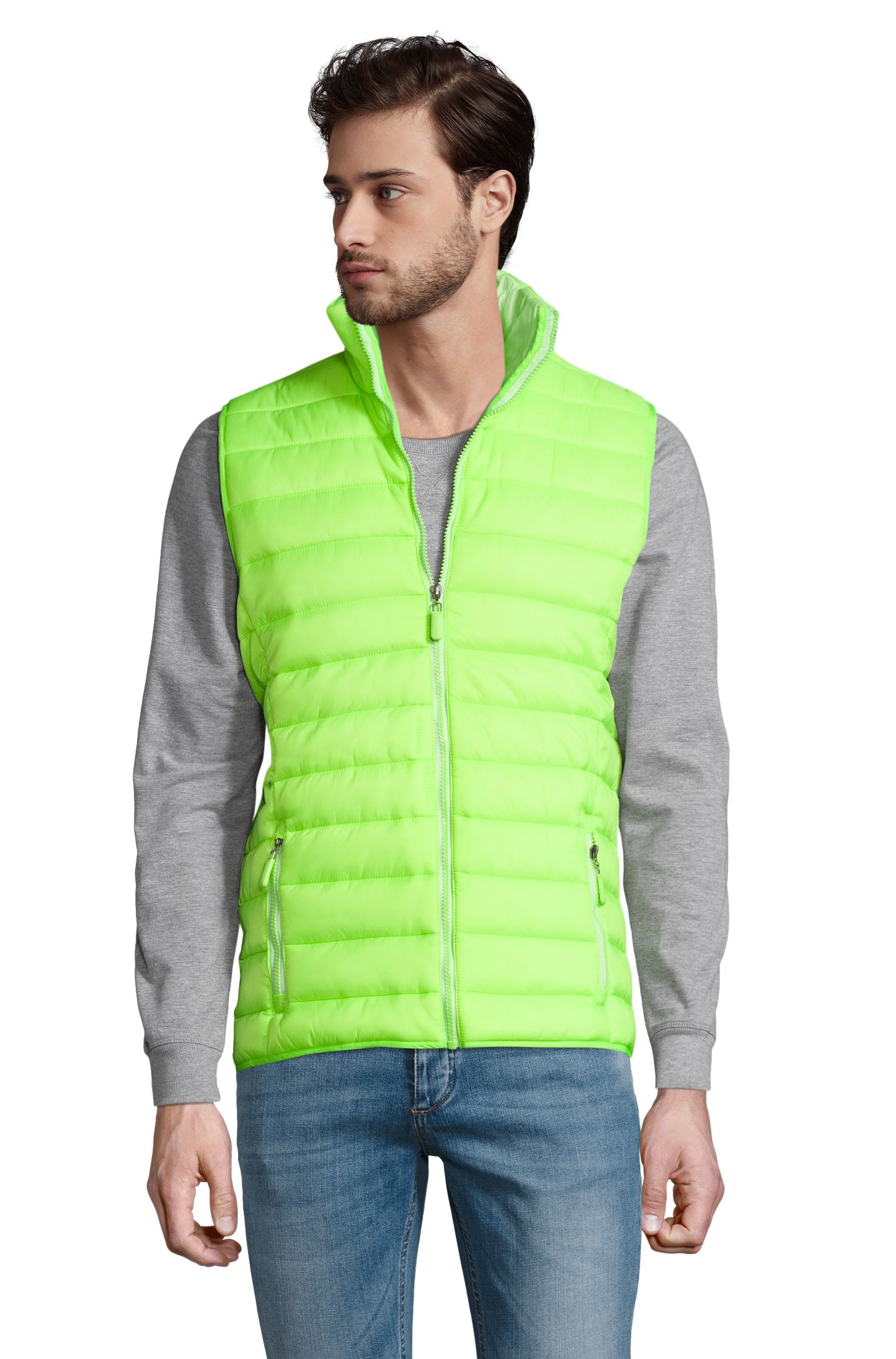 Wellenmänner - 282 - Fluoreszierendes Limettengrün