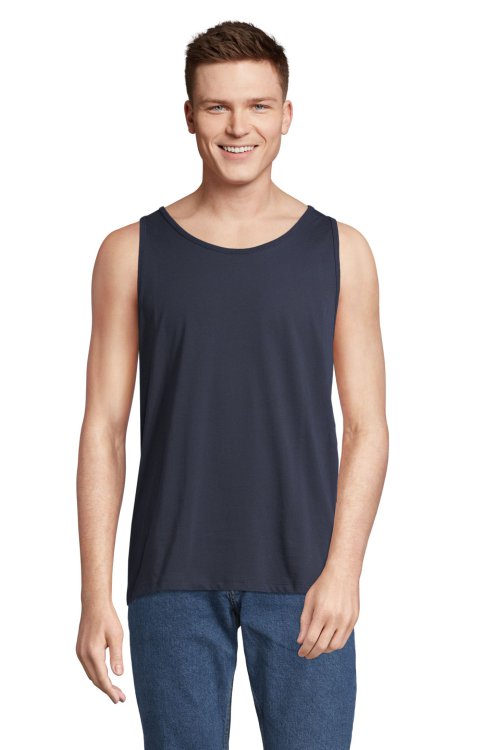 Unisex-Tanktop CRUSADER TT - Französisches Marineblau-Rot