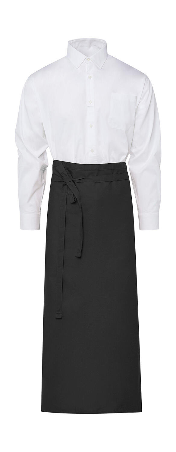 LONDON - Lange Bistro-Schürze - 101 - Schwarz
