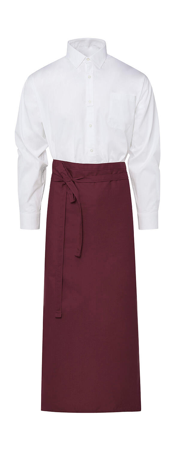 LONDON - Lange Bistro-Schürze - 448 - Burgund