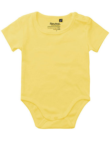 Baby-Kurzarmbody - 43 - 43 – Staubgelb