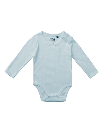 Baby-Langarmbody - 69 - Hellblau