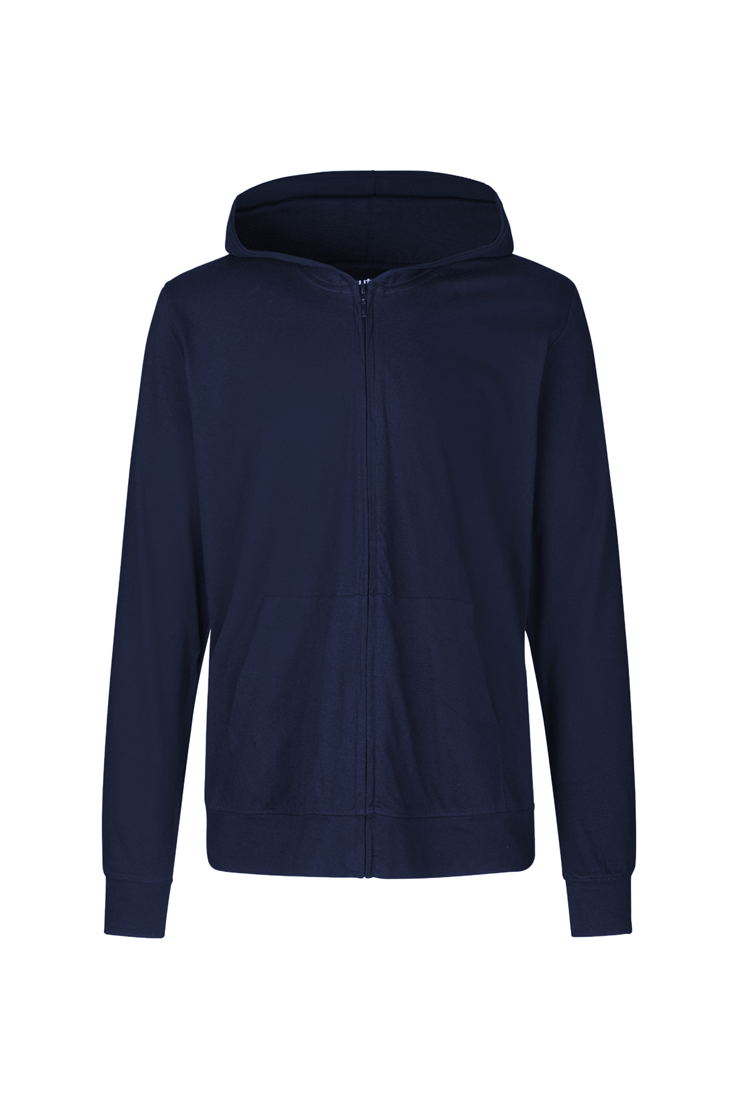 Unisex-Jersey-Hoodie mit Reißverschluss - 04 - Marine