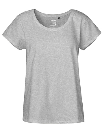 Damen-T-Shirt mit lockerer Passform - 21 - Sportgrau