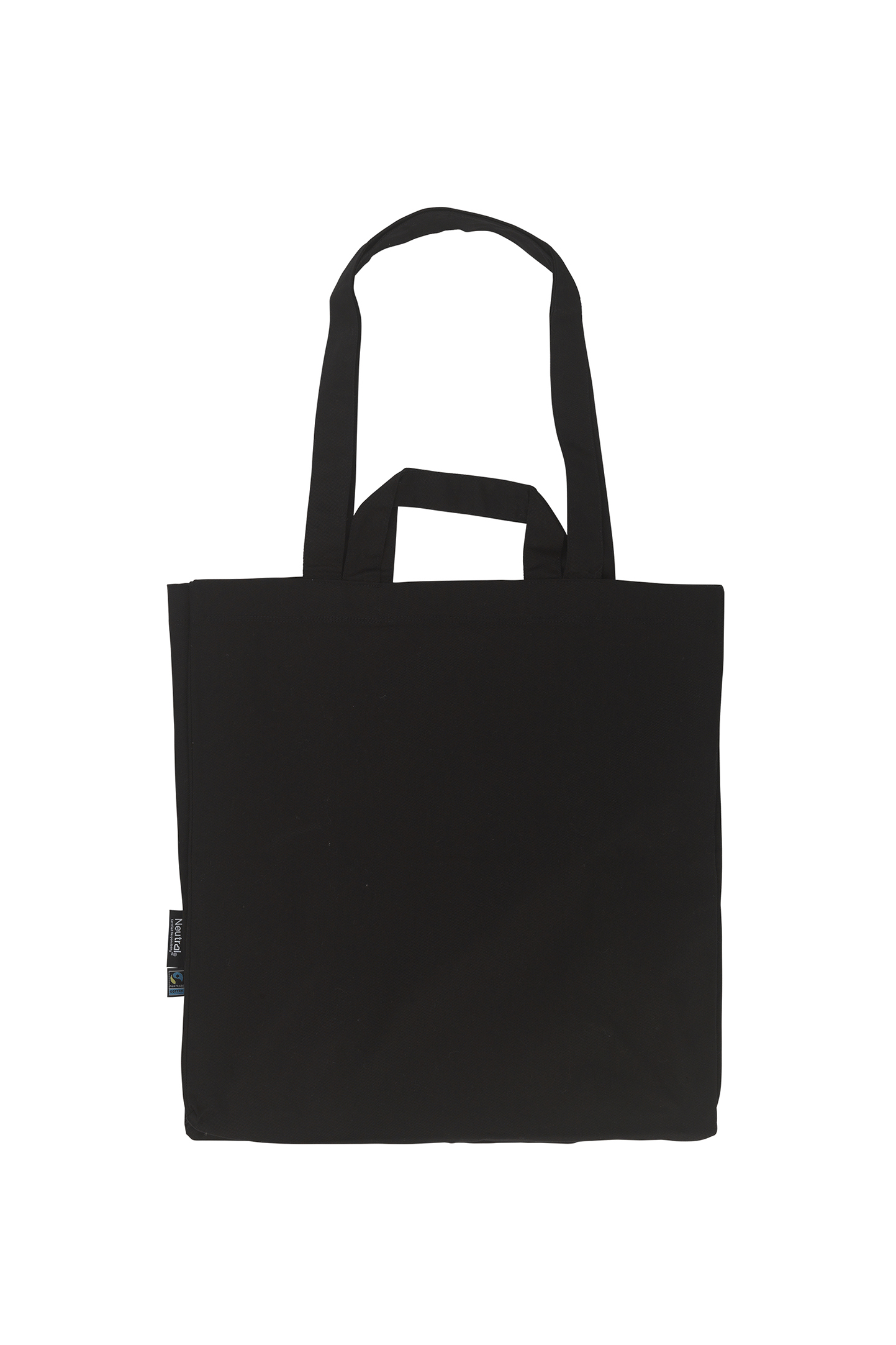 Twill-Tasche, mehrere Griffe - 03 - Schwarz