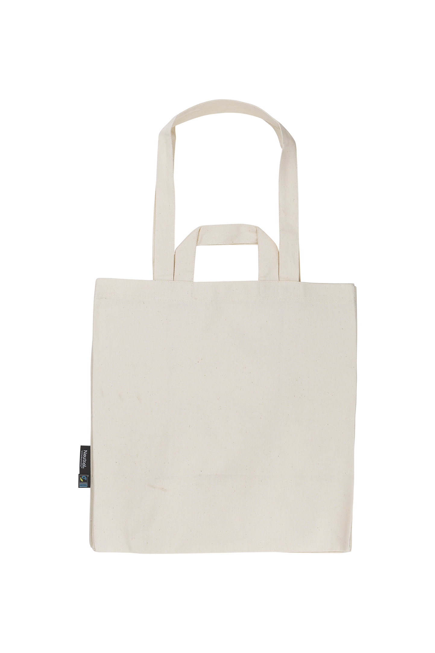 Twill-Tasche, mehrere Griffe - 00 - Natürlich