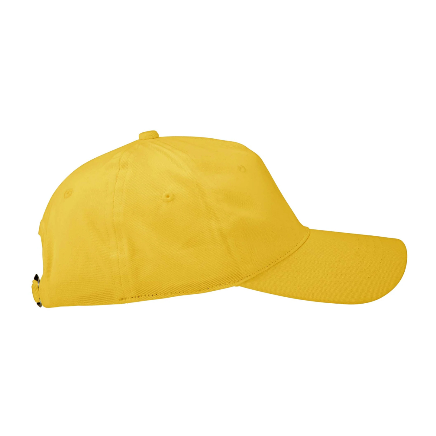 Twill Cap Bio 5 Panels 100% Baumwolle 210 g/m² Weiß Einheitsgröße - 98 - Gelb