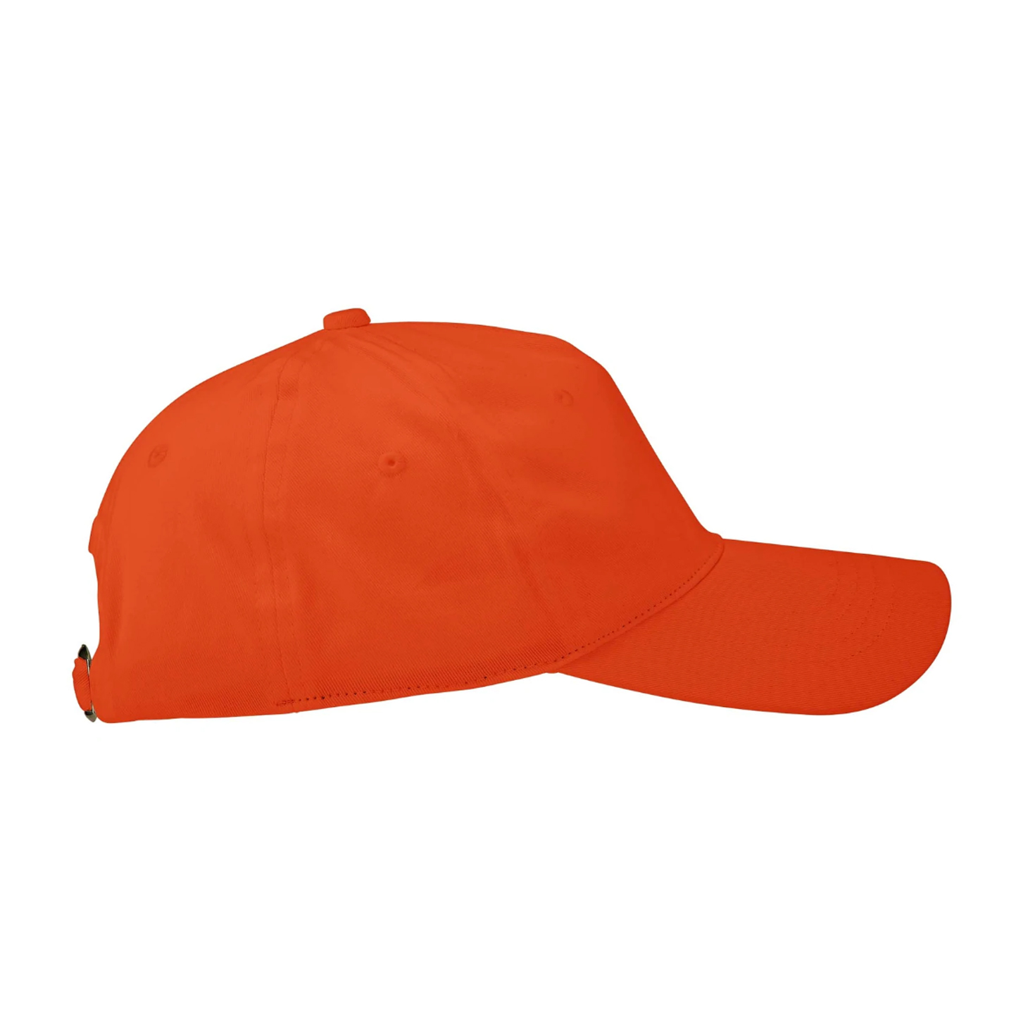 Twill Cap Bio 5 Panels 100% Baumwolle 210 g/m² Weiß Einheitsgröße - 30 - Orange