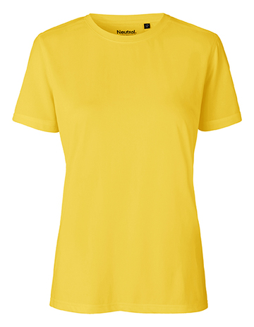 Damen-Performance-T-Shirt - 98 - Gelb