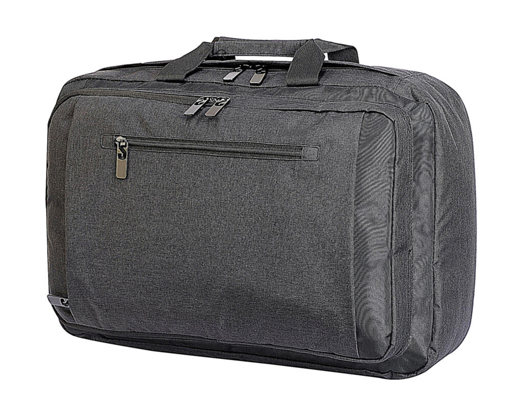 Bordeaux Hybrid-Laptoptasche - 161 - Anthrazit-Melange/Schwarz
