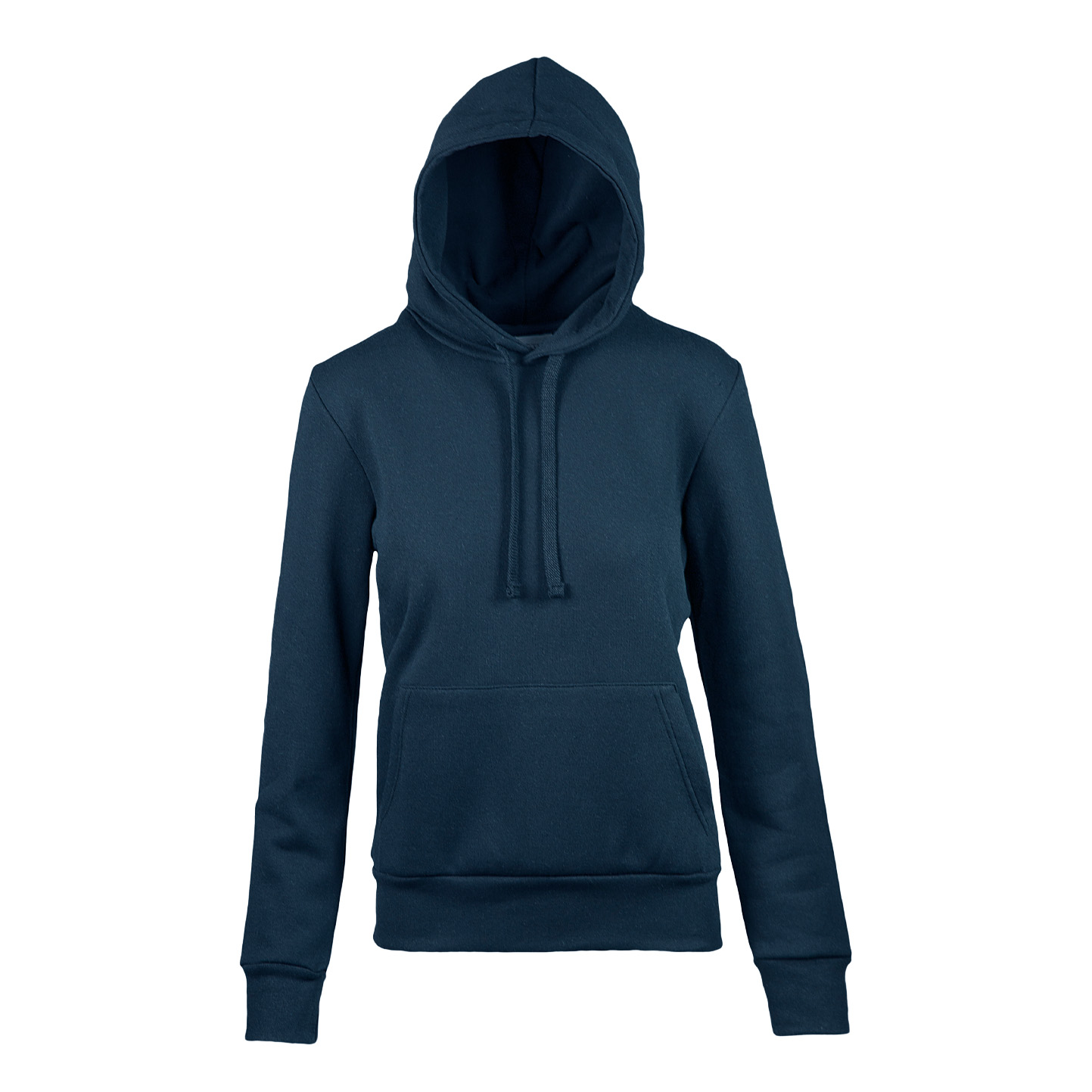 Damen-Kapuzenpullover, 70 % Baumwolle, 30 % Polyester, 280 g/m², Schwarz, Größe S - 18 - Blau