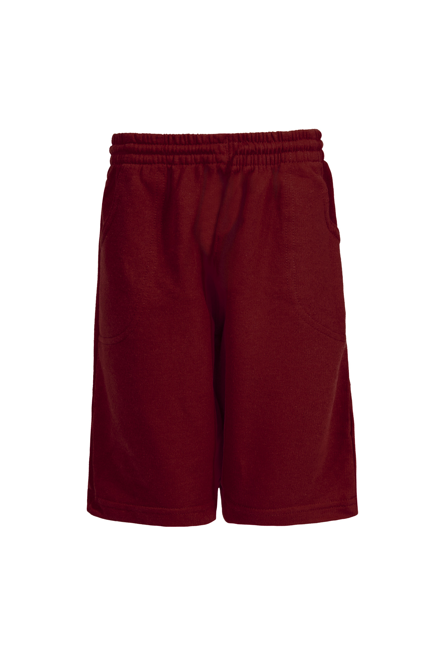 Bermuda Kinder-Sweatshirt, Frottee (70 % Baumwolle, 30 % Polyester), 240 g, Schwarz, Größe XXS (1/2 Jahre) - 48 - Bordeaux Sport