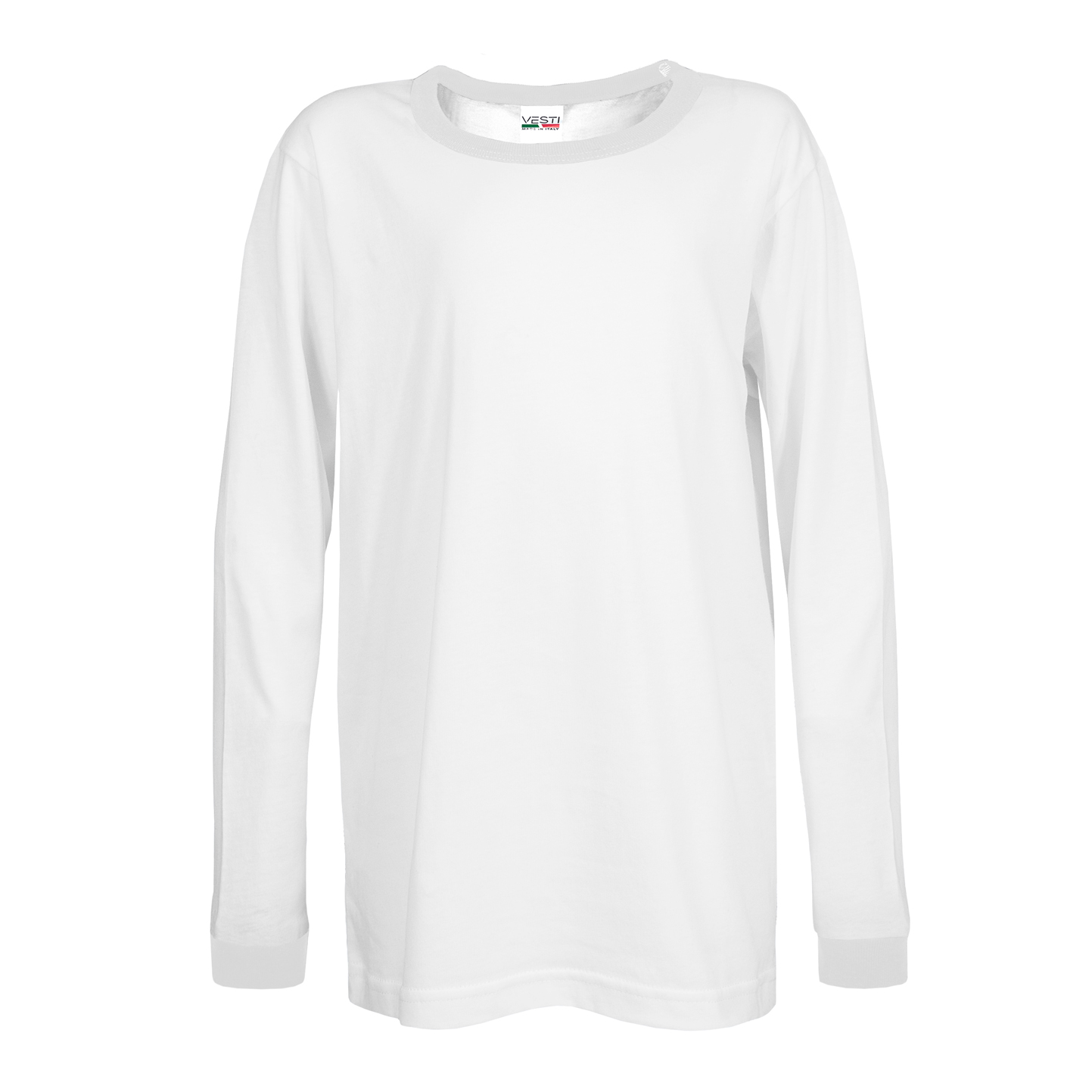 Weiches T-Shirt für Kinder, Größe G/CM/L, 100 % Baumwolle, 140 g/m², Weiß/Weiß, XS - 9999 - Weiß/Weiß