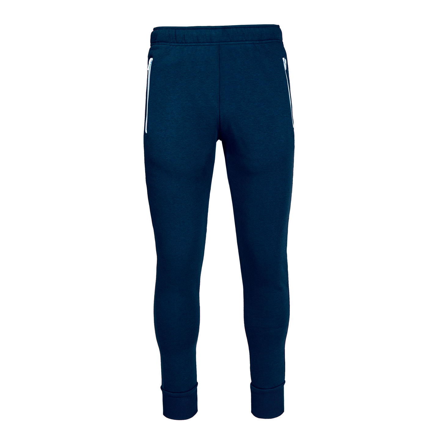 Bequeme, weiche Jogginghose, 75 % Baumwolle, 25 % Polyester, 280 g/m², Schwarz/Schwarz, Größe XS - NY99 - Blau/Weiß
