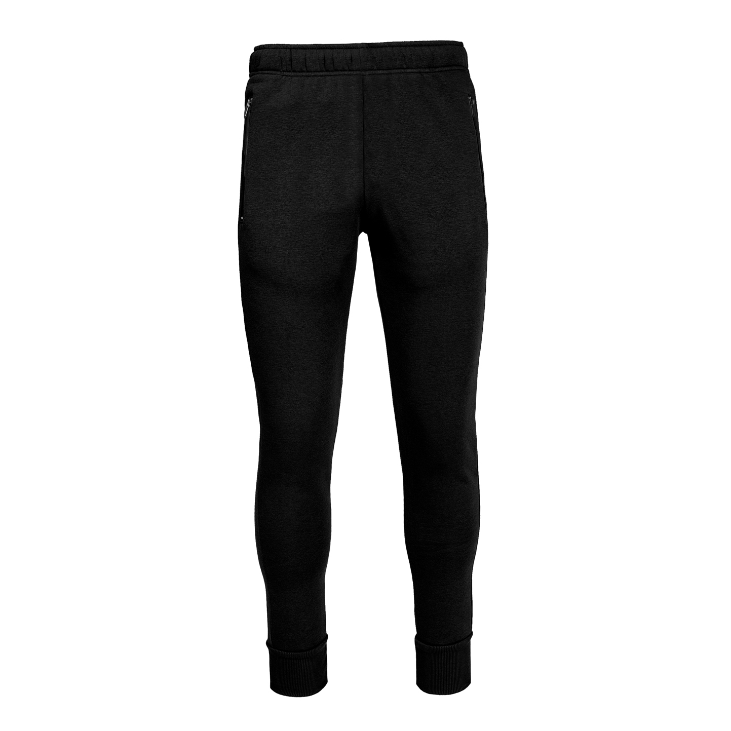 Bequeme, weiche Jogginghose, 75 % Baumwolle, 25 % Polyester, 280 g/m², Schwarz/Schwarz, Größe XS - 1212 - Schwarz/Schwarz