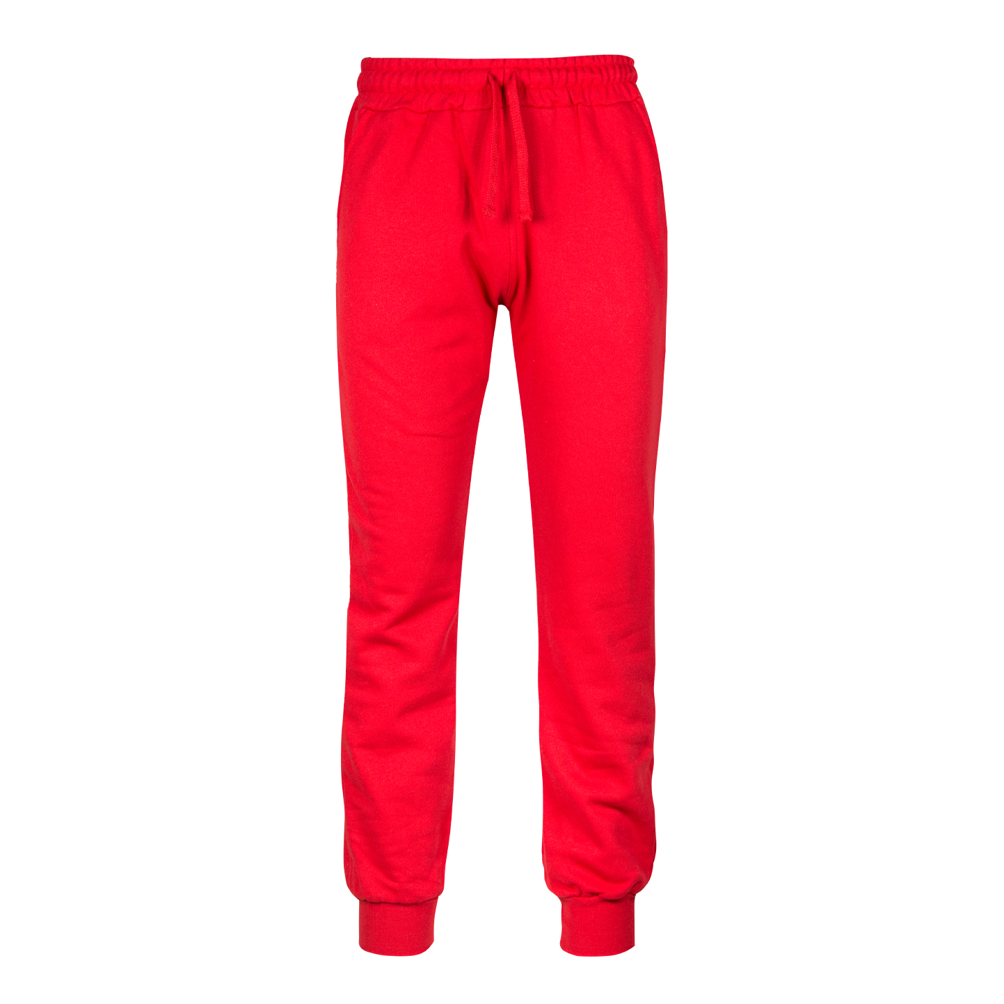 Fleecehose, 70 % Frottee, 30 % Baumwolle/Polyester, 240 g, Schwarz, Größe XS - 28 - Sportrot