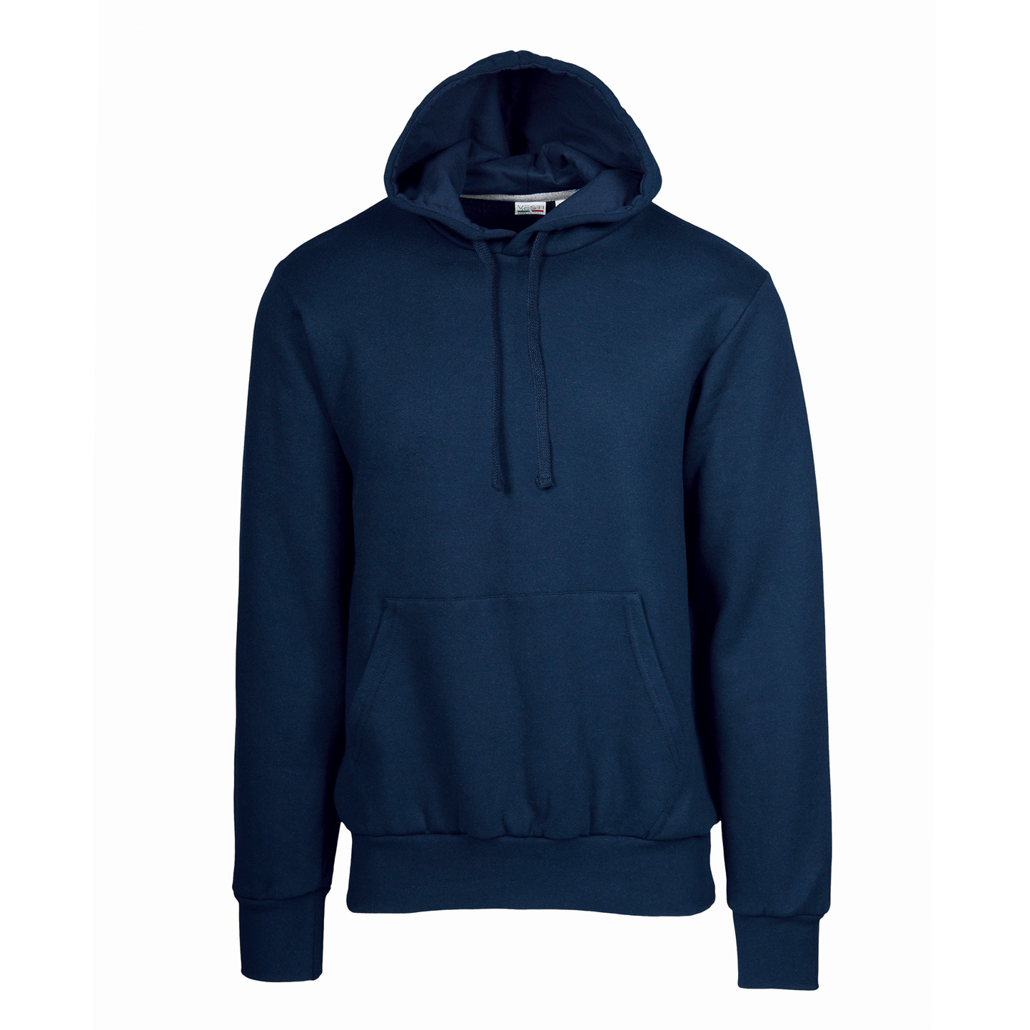 Frottee-Kapuzenpullover, 70 % Baumwolle, 30 % Polyester, 240 g/m², Schwarz, Größe XS - 18 - Blau