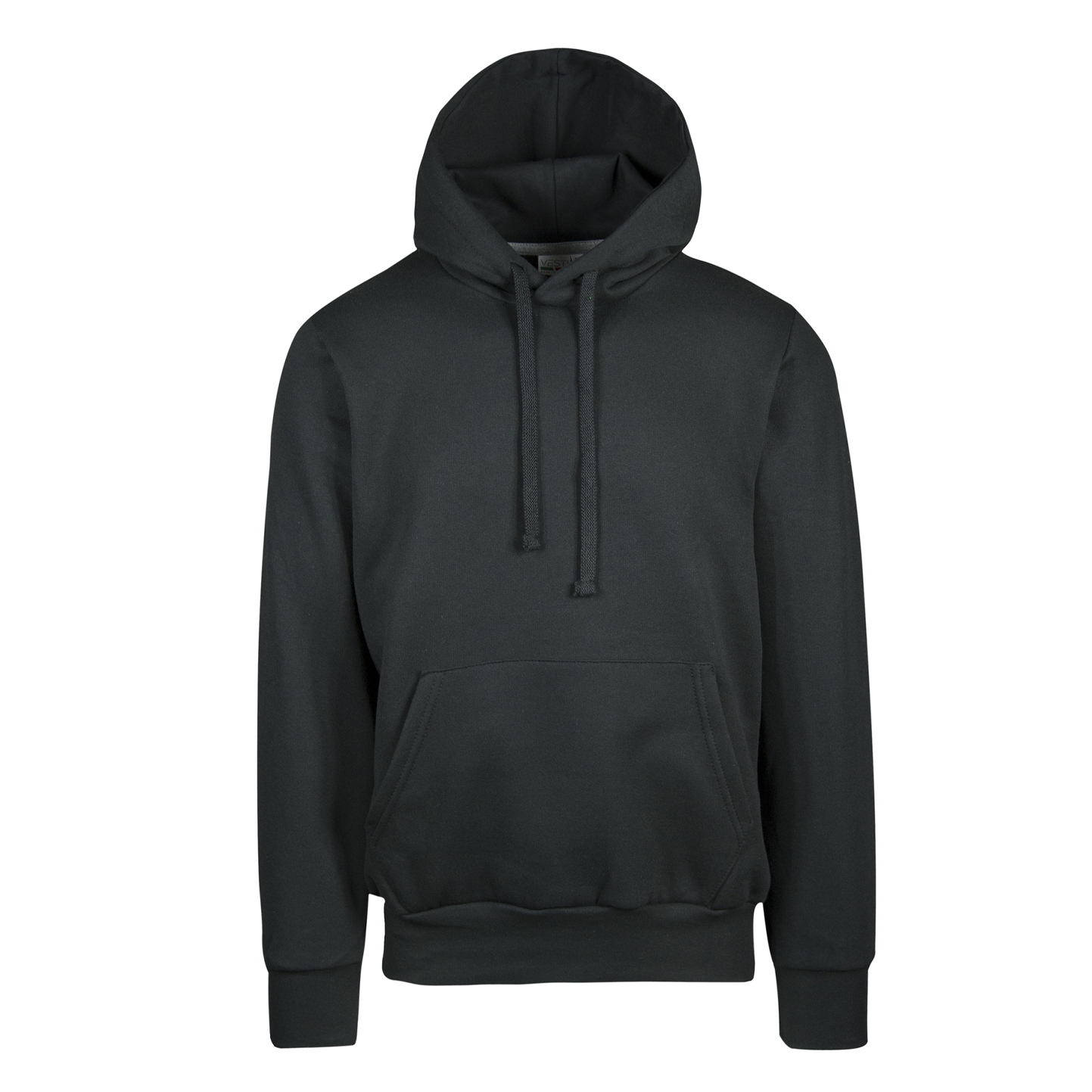 Frottee-Kapuzenpullover, 70 % Baumwolle, 30 % Polyester, 240 g/m², Schwarz, Größe XS - 12 - Schwarz
