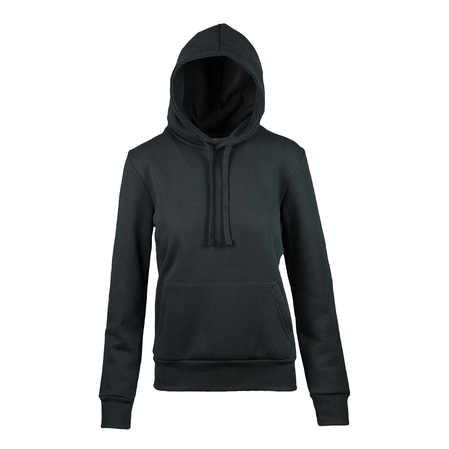 F/Terry Hoodie Damen 70/30% Baumwolle/Polyester 240 g/m² Schwarz Größe S - 12 - Schwarz