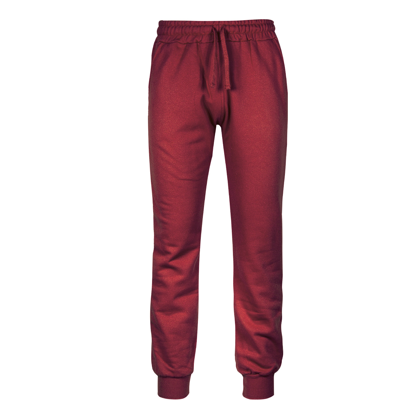 Fleece-Hose, 70 % Baumwolle, 30 % Polyester, 280 g/m², Schwarz, Größe XS - 48 - Bordeaux Sport