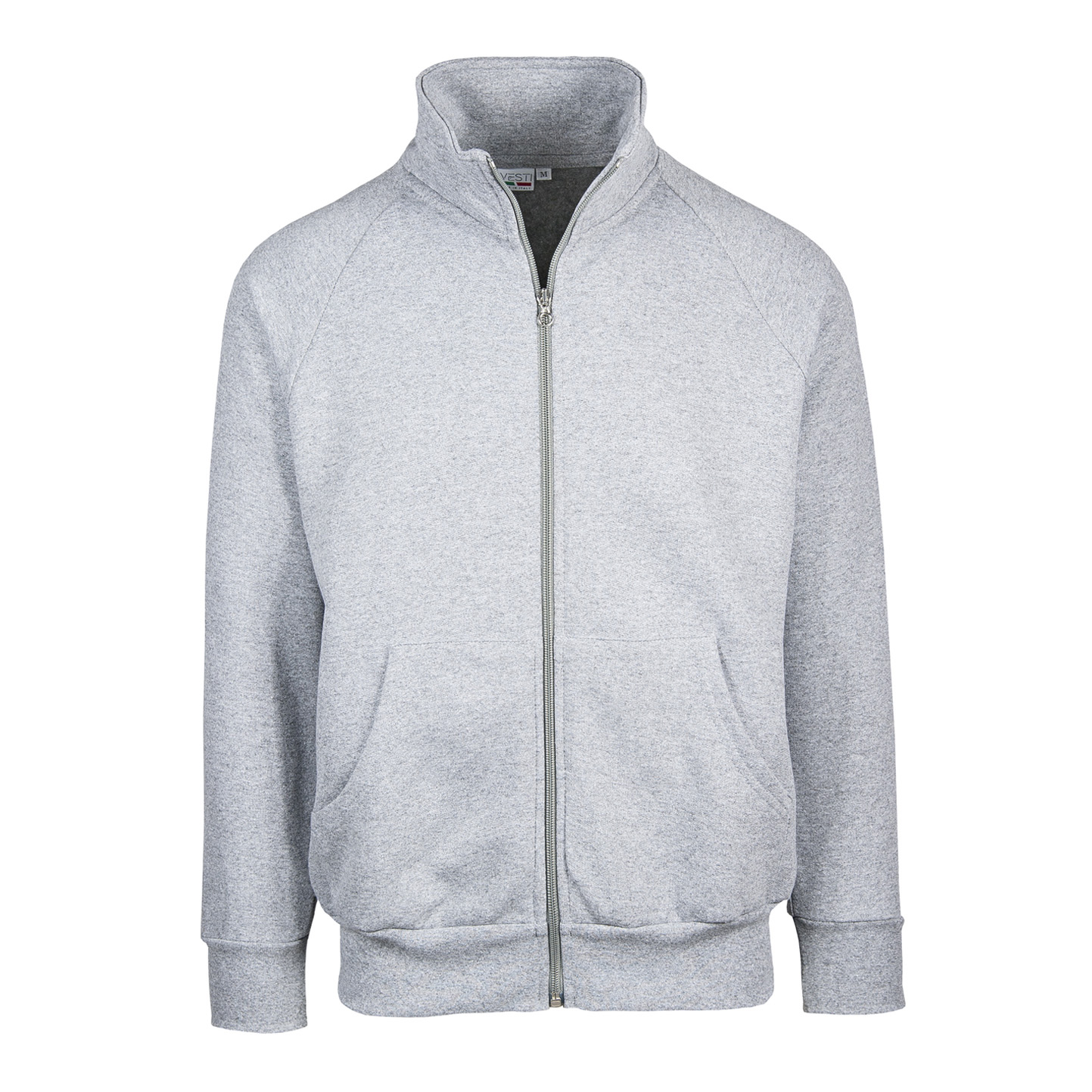 ECO Jacke mit Reißverschluss, Unisex, 50 % Baumwolle/50 % Polyester, R.280, Schwarz, Größe XS - 75E - ECO Ash