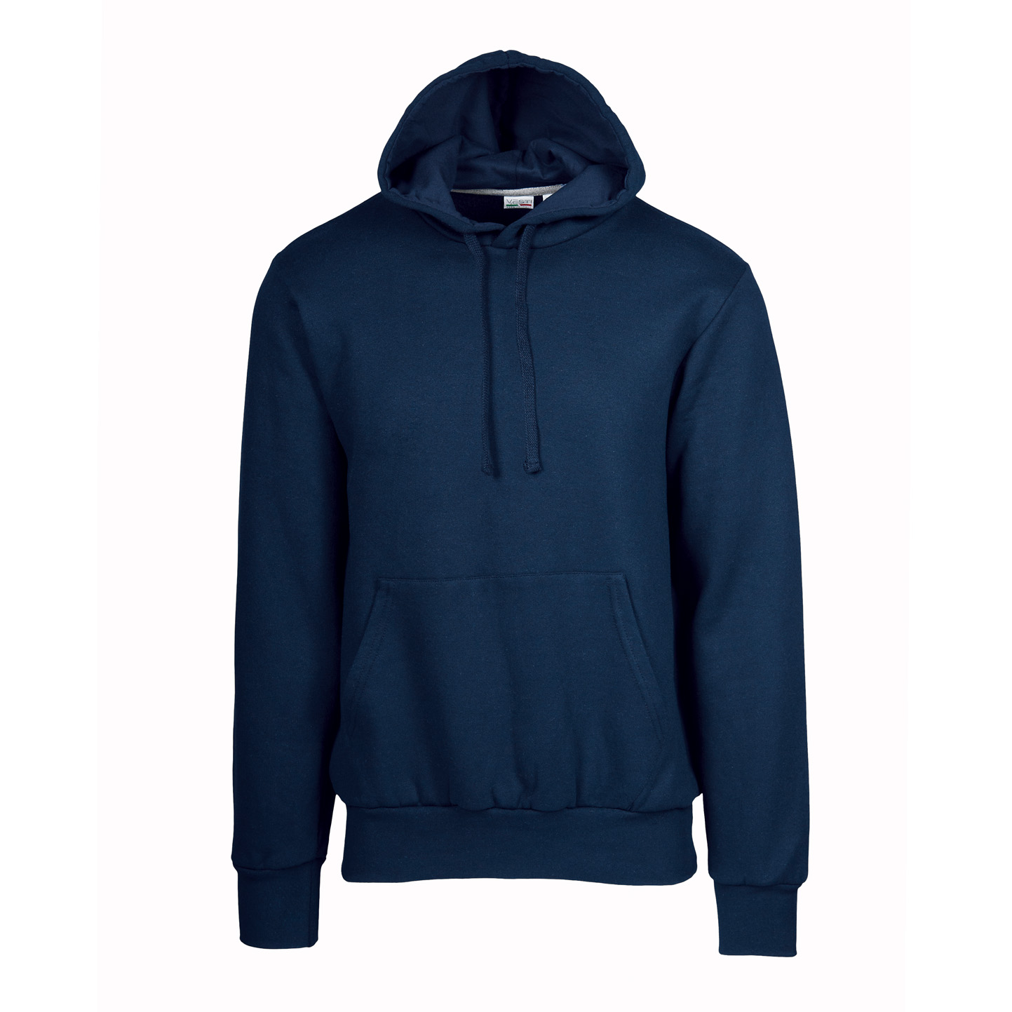ECO Cap Sweatshirt. Unisex, 50 % Baumwolle, 50 % Polyester. 280 g/m². Schwarz. Größe XS. - 18E - Blue ECO