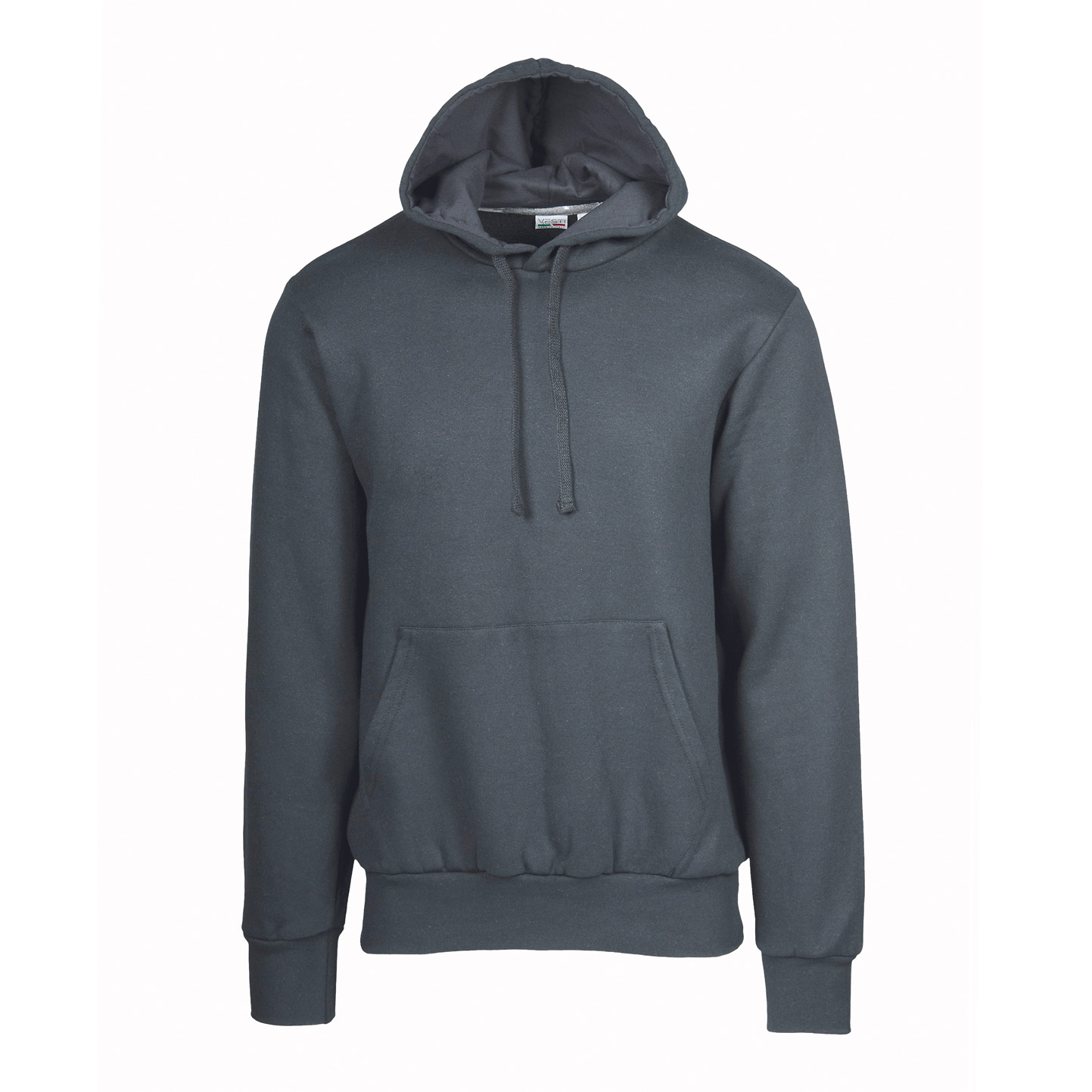 ECO Cap Sweatshirt. Unisex, 50 % Baumwolle, 50 % Polyester. 280 g/m². Schwarz. Größe XS. - 22E - ECO Lead