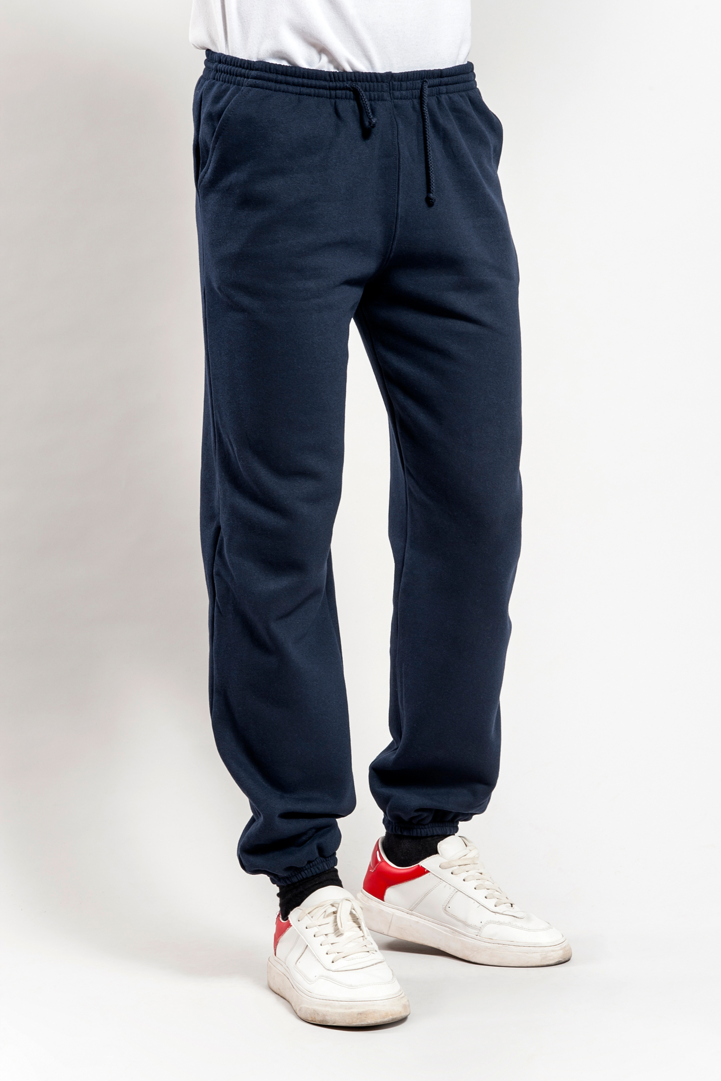 Fleecehose, 70 % Baumwolle, 30 % Polyester, 280 g/m², Schwarz, Größe XXS