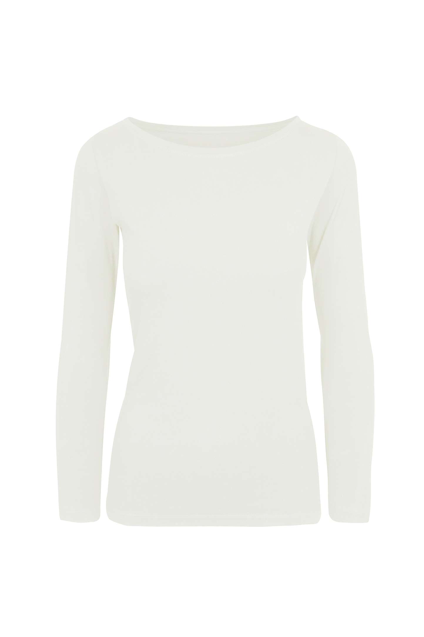 Damen-Elastik-Jersey, C/AM/L, 90 % Baumwolle/10 % Elastik, 170 g, Schwarz, XS - 98 - Cremeweiß