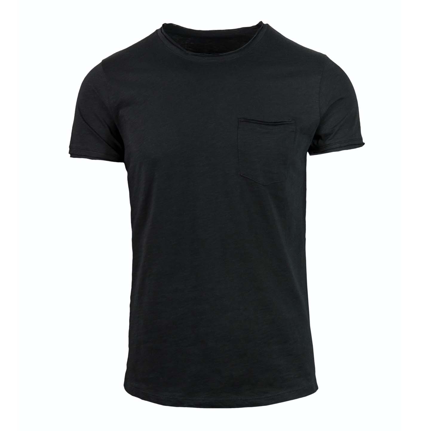 Flamed Jersey Tas. C/TM/CT/V 100% Baumwolle 145 g/m² Anthrazit S - 12 - Schwarz