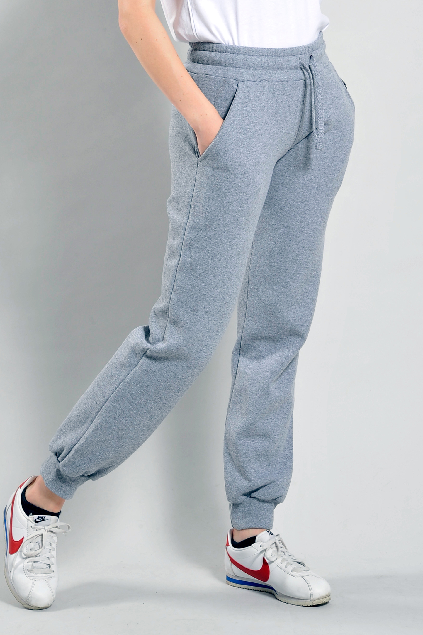Damen-Sweatshirthose, Frottee (70 % Baumwolle, 30 % Polyester), 240 g/m², Schwarz, Größe S