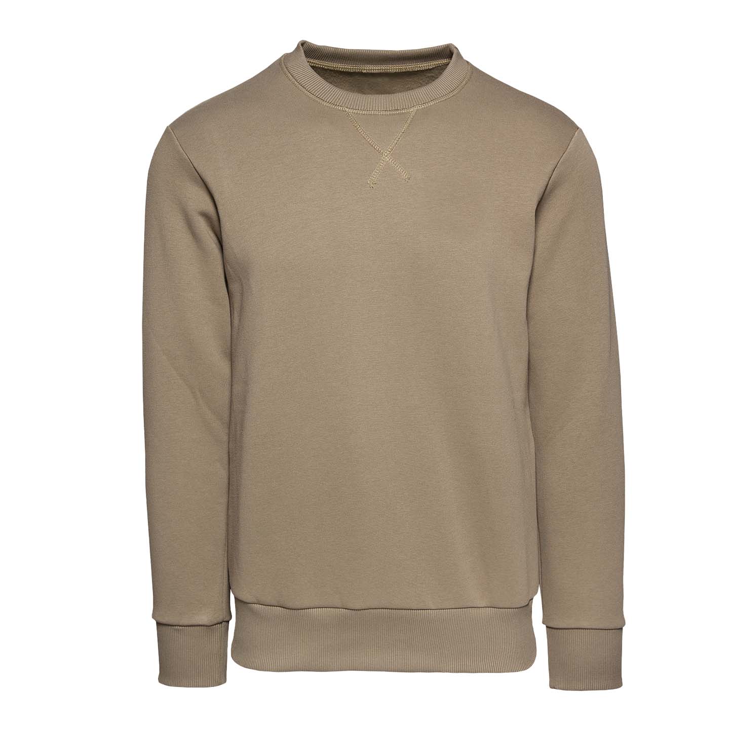 Weiches Sweatshirt aus 100 % Baumwolle (320 g/m²). Schwarz, Größe XS. - TB - TB – Tabak