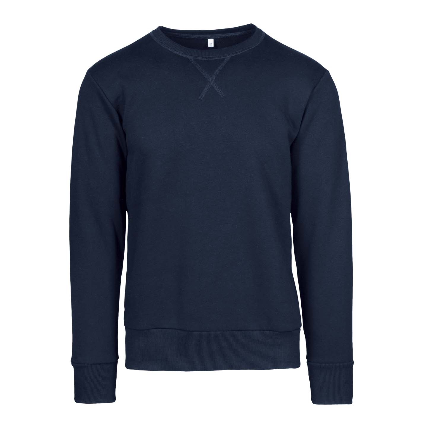 Weiches Sweatshirt aus 100 % Baumwolle (320 g/m²). Schwarz, Größe XS. - NY - New York – Marineblau