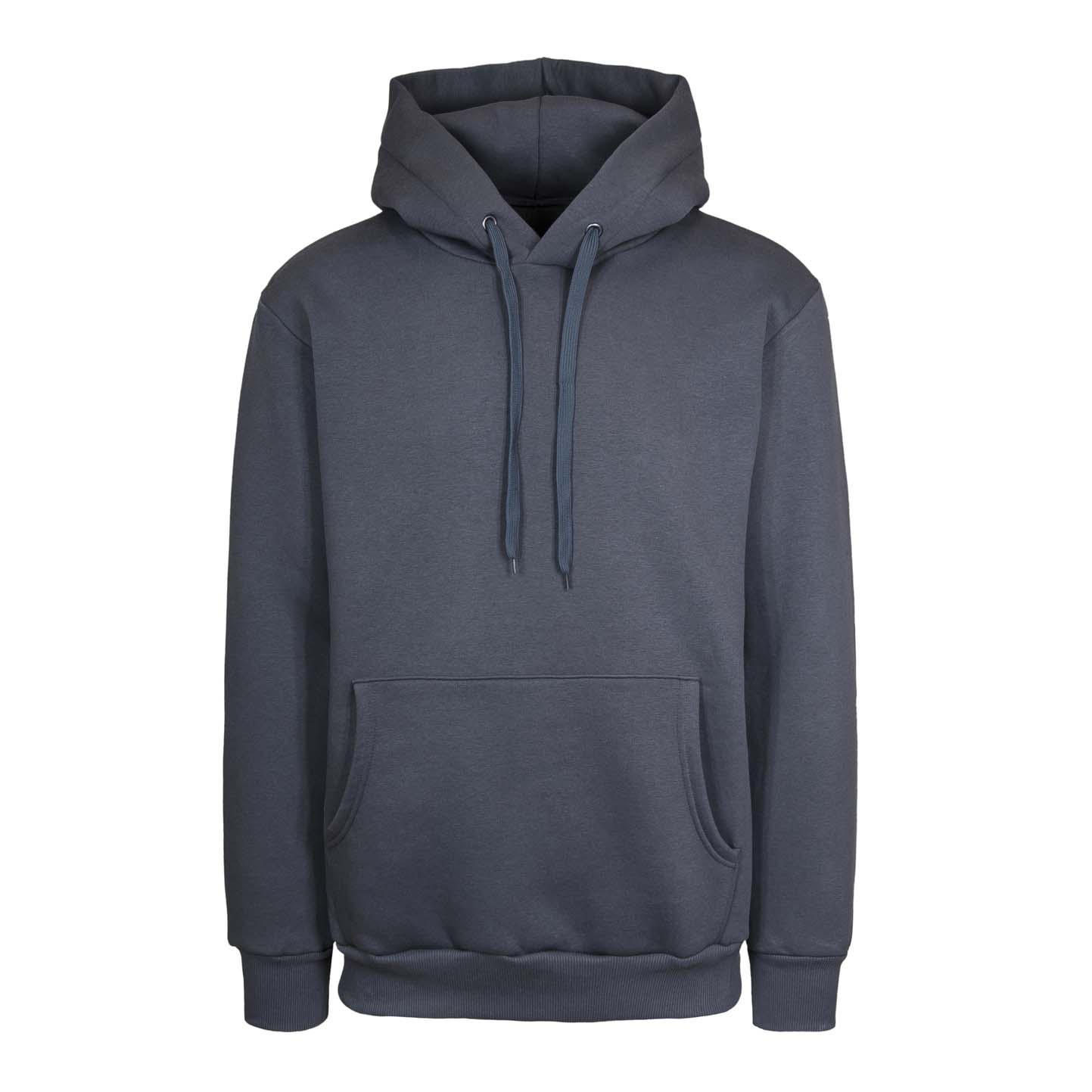 Weicher Kapuzenpullover. 75 % Baumwolle, 25 % Polyester, 320 g/m², Schwarz, Größe XS. - PS - PS – Dunkles Blei