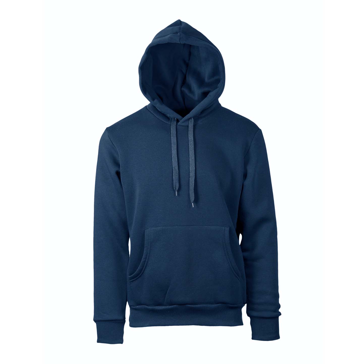 Weicher Kapuzenpullover. 75 % Baumwolle, 25 % Polyester, 320 g/m², Schwarz, Größe XS. - NY - New York – Marineblau