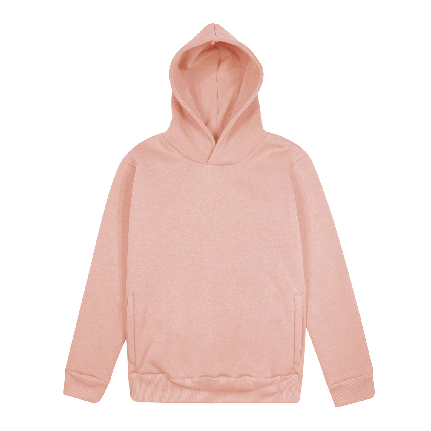 Weicher Kapuzenpullover. Urban Fit, 75 % Baumwolle, 25 % Polyester, 320 g/m², Schwarz, Größe XS - RP - RP – Puderrosa