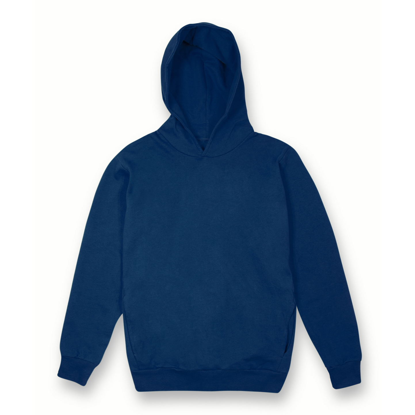 Weicher Kapuzenpullover. Urban Fit, 75 % Baumwolle, 25 % Polyester, 320 g/m², Schwarz, Größe XS - NY - New York – Marineblau