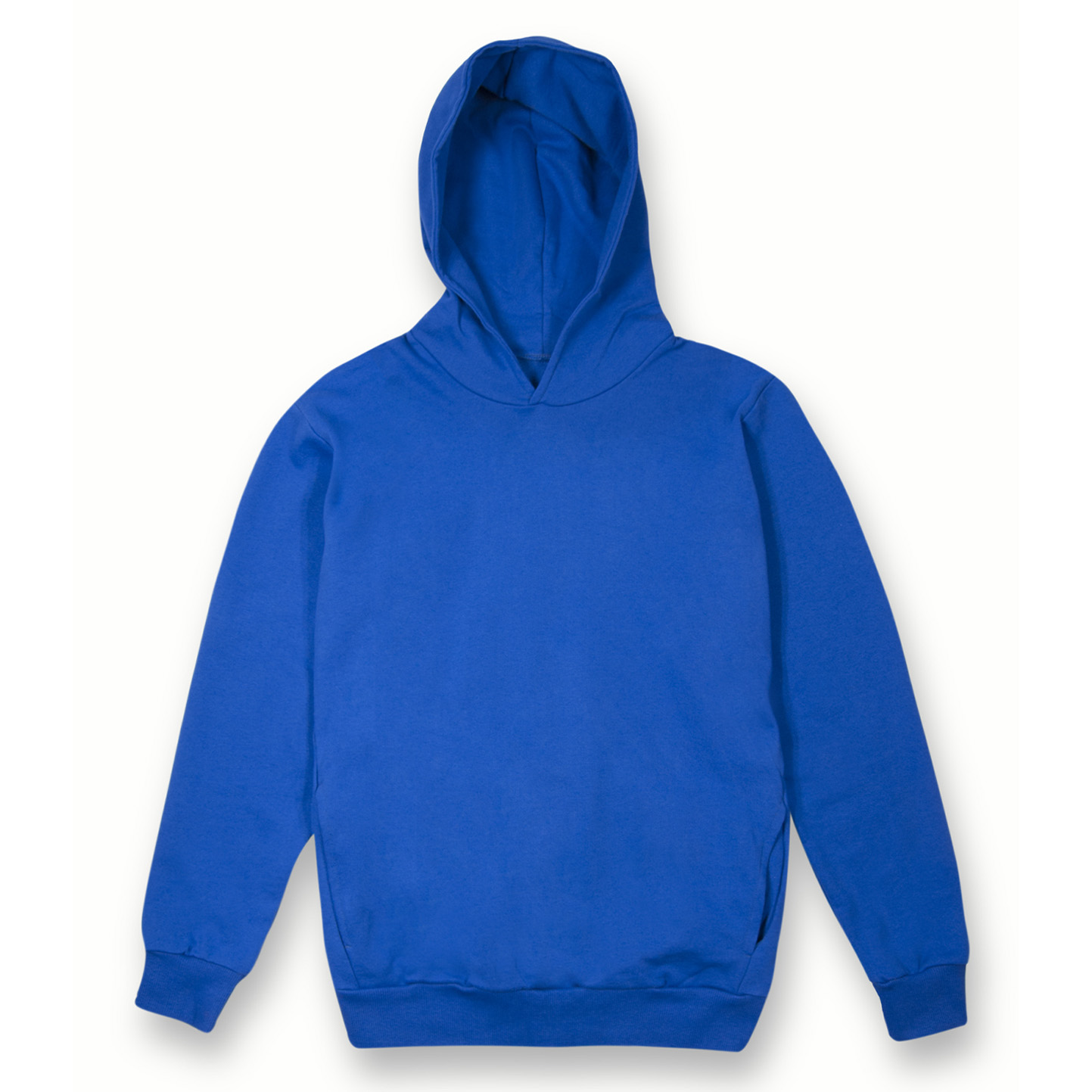 Weiches Kapuzensweatshirt aus 100 % Baumwolle (320 g/m²). Unisex, städtisches Design. Schwarz, Größe XS. - RY - Royal
