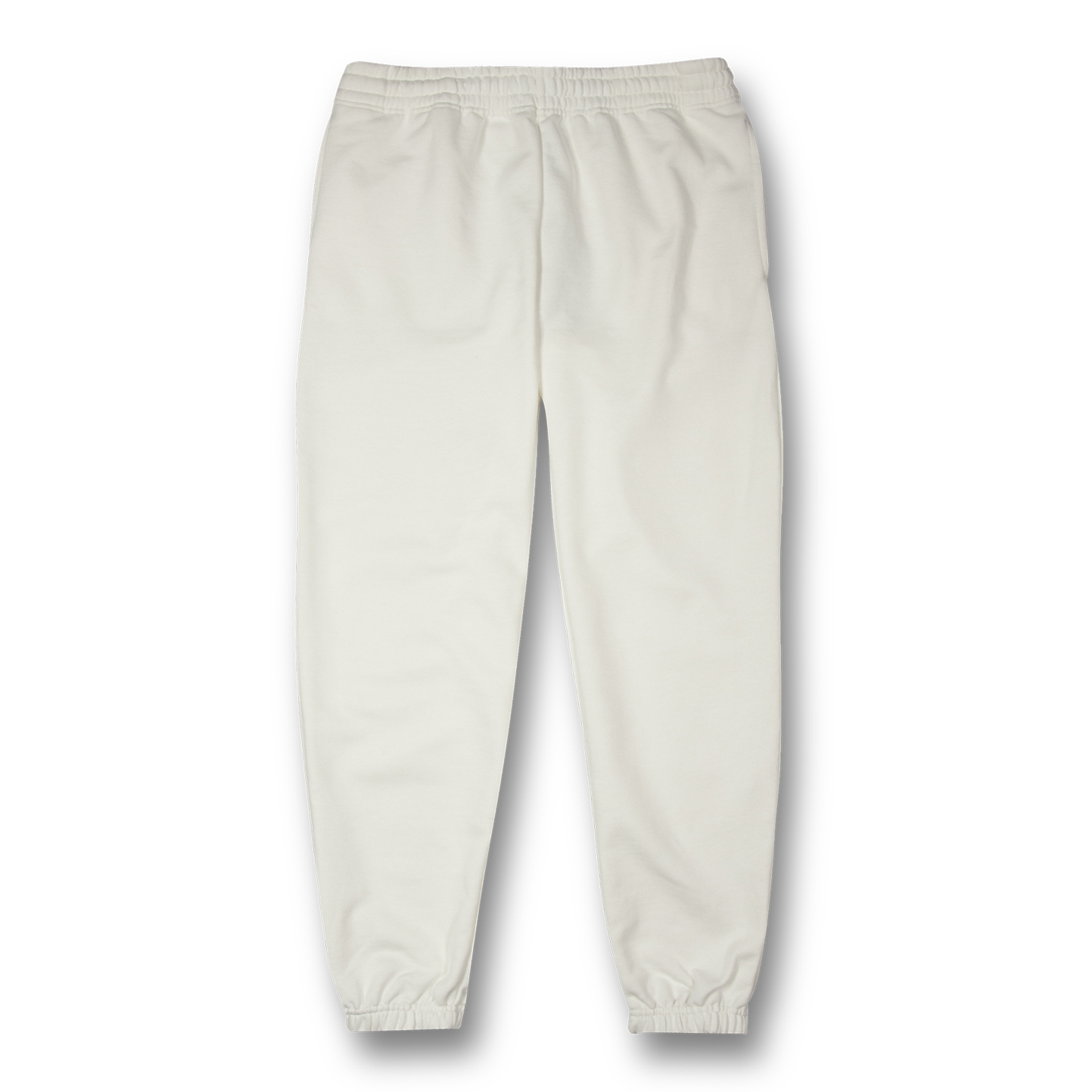 Weiche Fleecehose für den urbanen Bereich, 75 % Baumwolle, 25 % Polyester, 320 g, Schwarz, Größe XS - 98 - Cremeweiß