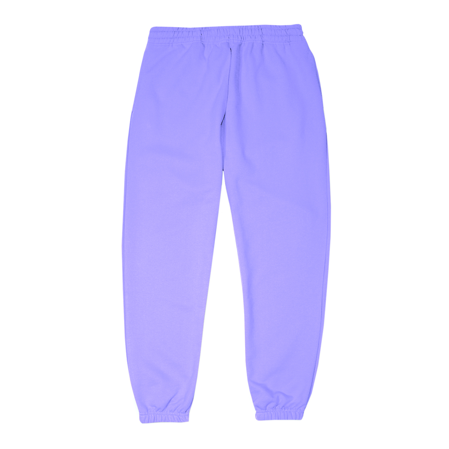 Weiche Frottee-Fleecehose, 100 % Baumwolle, 320 g/m², Schwarz, Größe XS - LI - Flieder