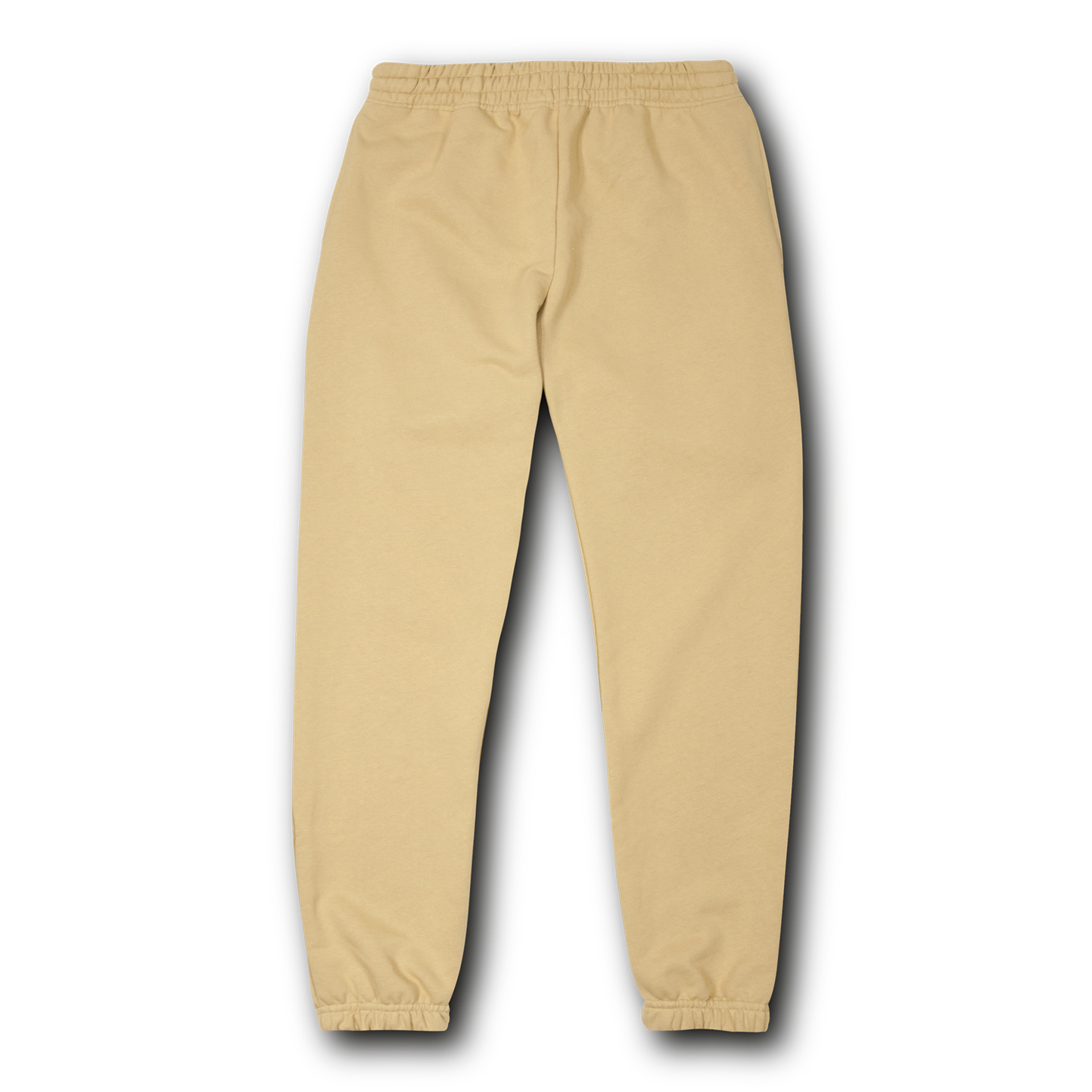 Weiche Frottee-Fleecehose, 100 % Baumwolle, 320 g/m², Schwarz, Größe XS - CL - Kamel