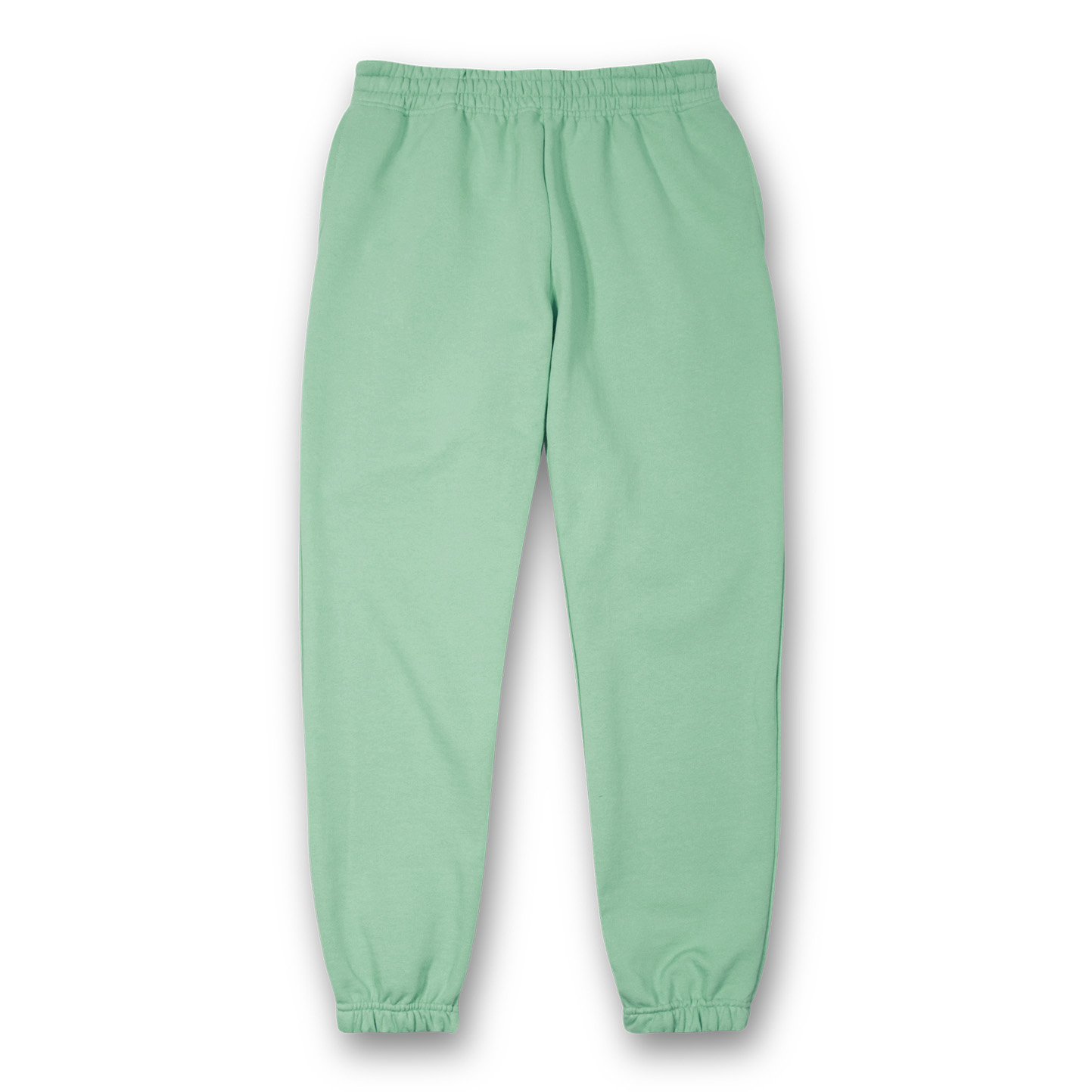 Weiche Frottee-Fleecehose, 100 % Baumwolle, 320 g/m², Schwarz, Größe XS - SV - Salbei