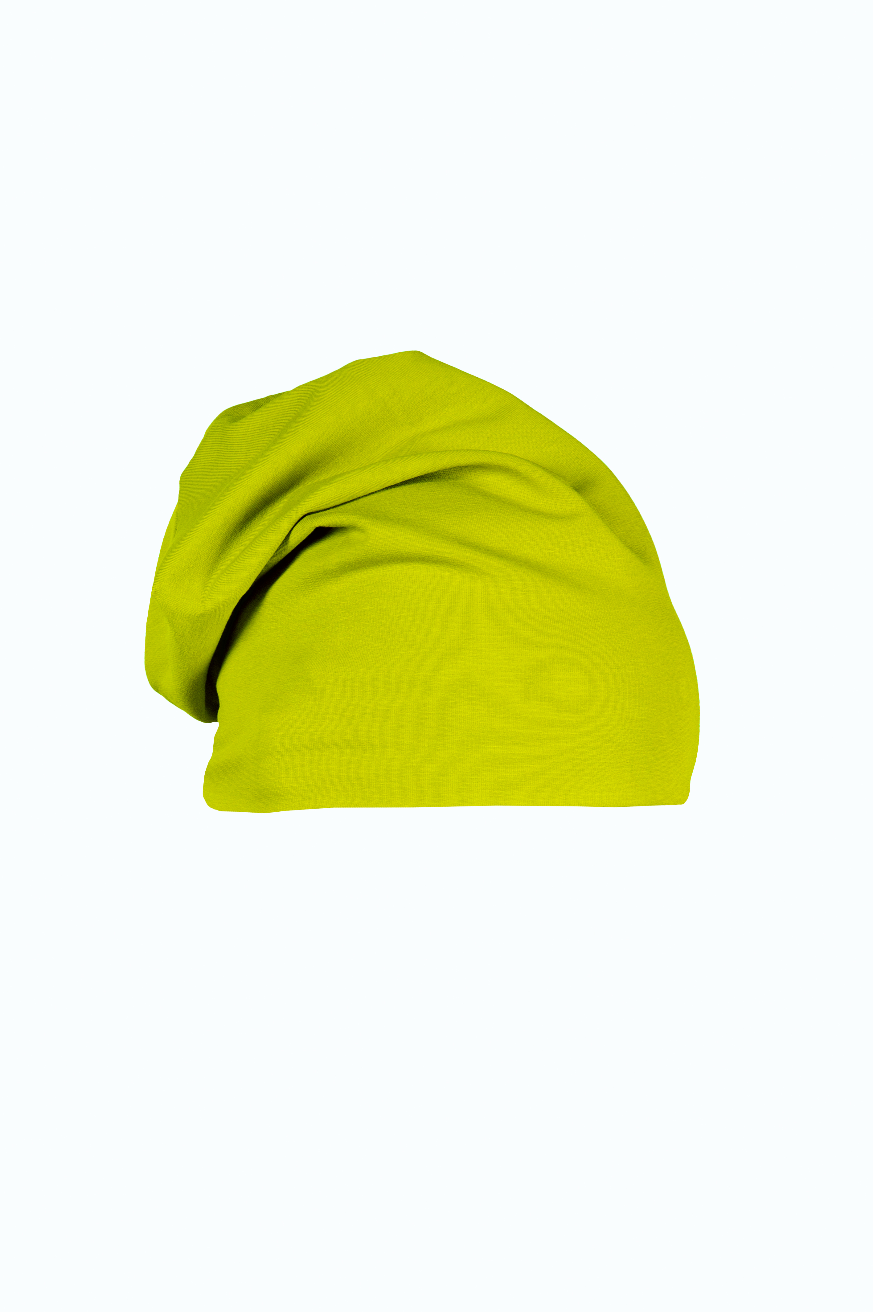 Moda Uni Beanie Cap Tubular 95/5% Cot/Ela 250 gr Grau Melange - HT - Gelb