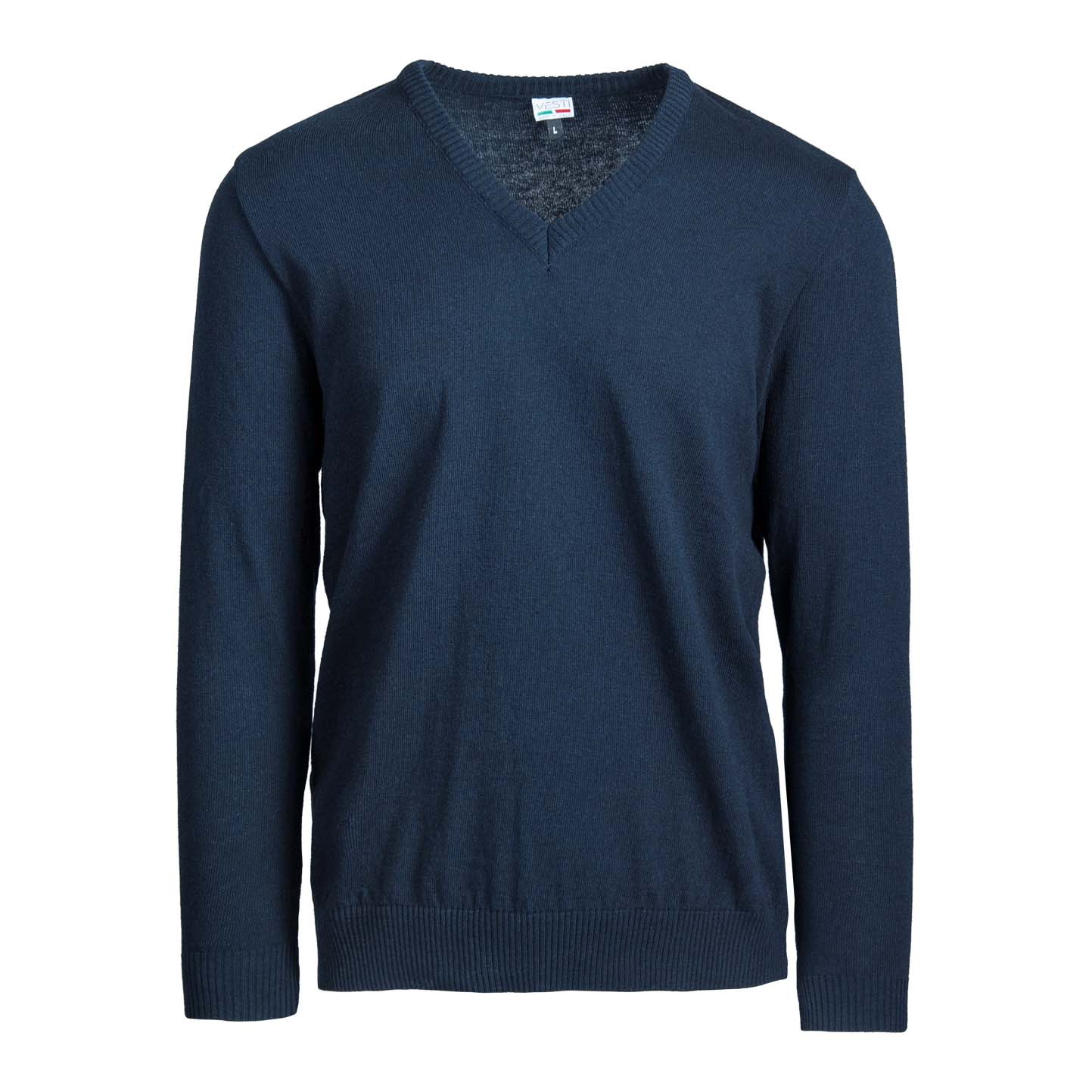 Pullover aus 100 % regenerierter Baumwolle, Bordeaux, Größe XS - 2052 - Blau 52